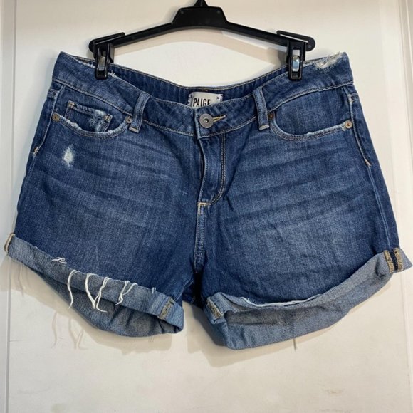 PAIGE Pants - Paige Womans Denim Jimmy Jimmy Shorts Size 27